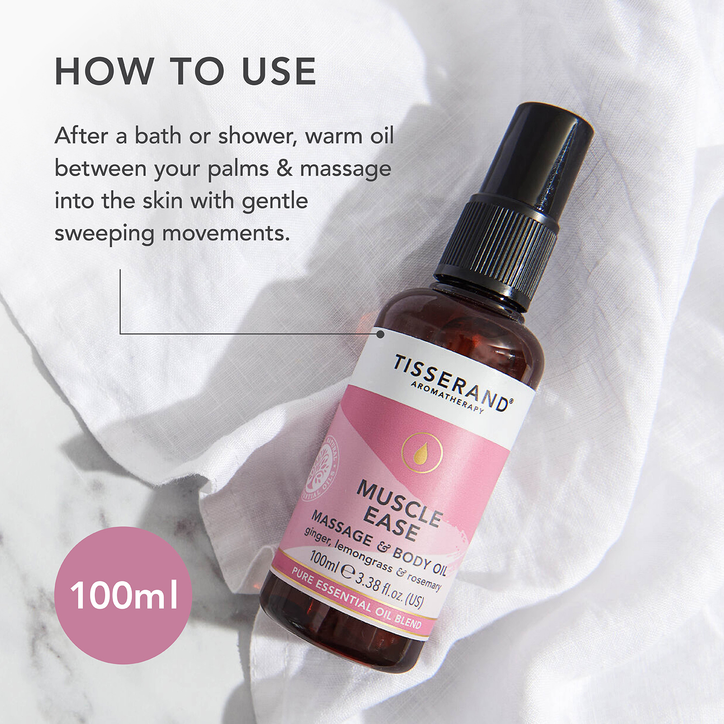 Tisserand Muscle Ease Massage & Body Oil 100ml image 4