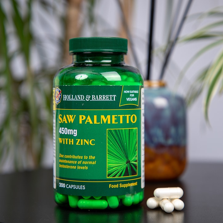 Holland & Barrett Saw Palmetto Capsules 450mg 200 Capsules image 5