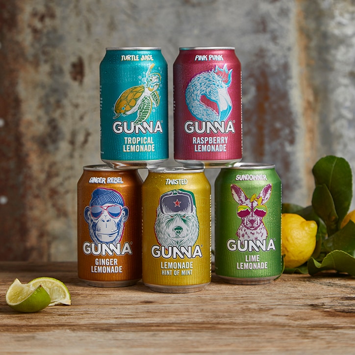 Gunna Sundowner Lemonade & Lime 4 x 330ml image 5