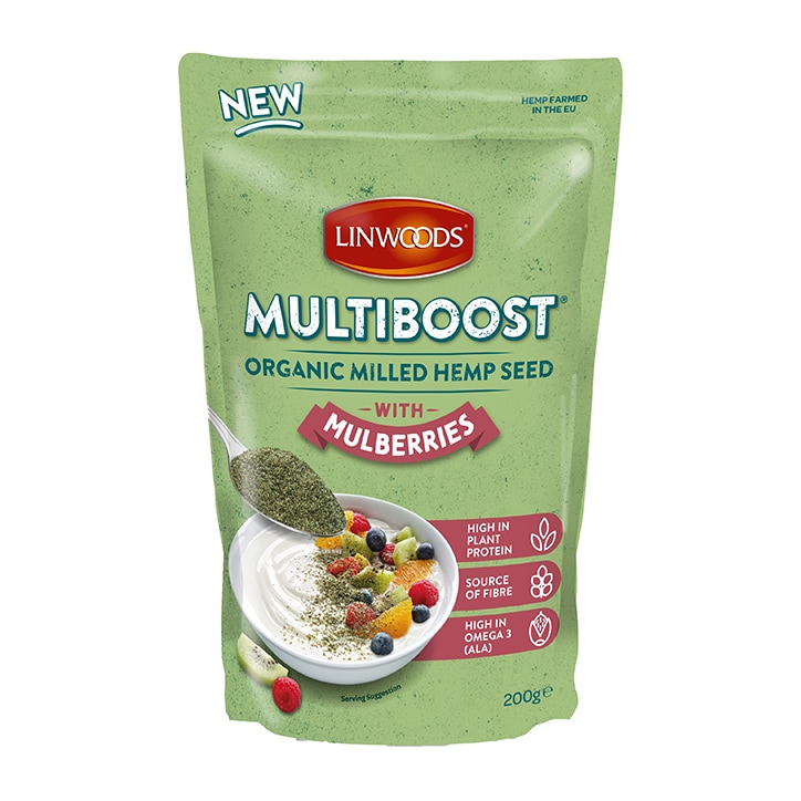 Linwoods Multiboost Organic Milled Hemp Seed with Mulberry 200g