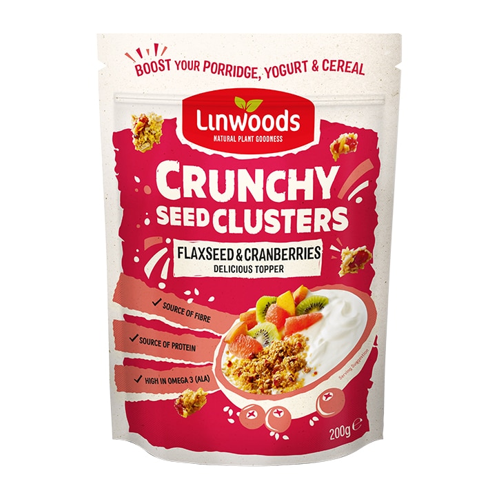 Linwoods Crunchy Seed Clusters Flaxseed & Cranberries 200g-1
