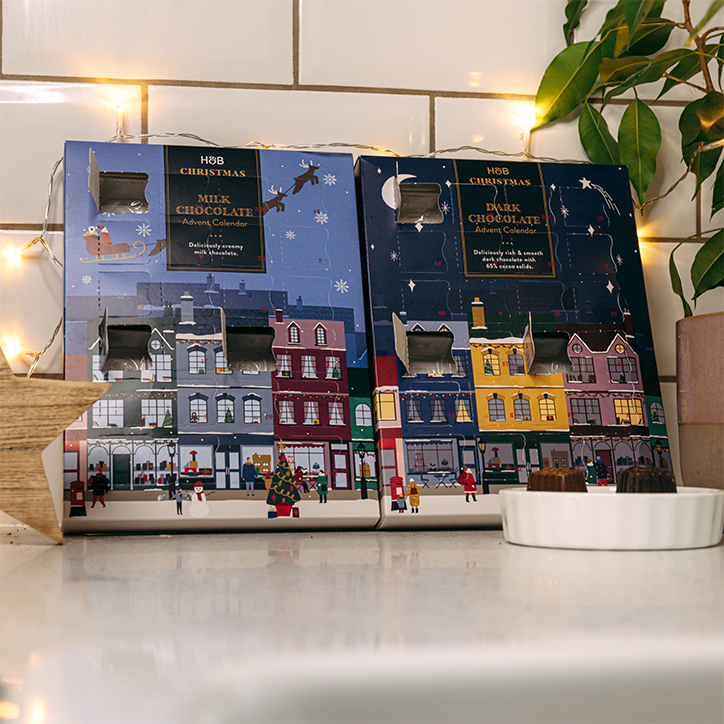 Holland & Barrett Dark Chocolate Advent Calendar 296g