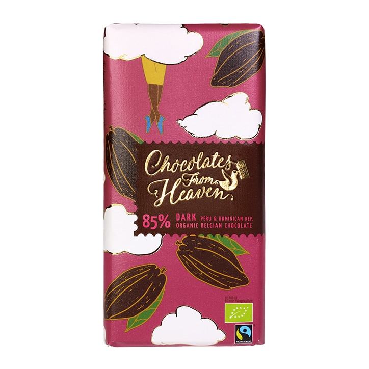 Chocolates from Heaven Dark 85% Peru & Dom 100g