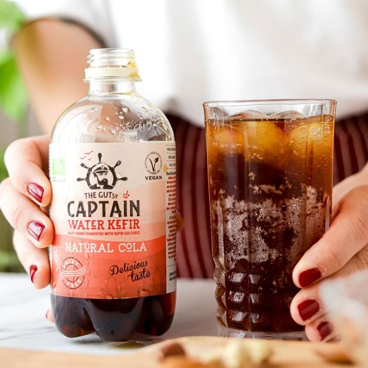 The GUTsy Captain Water Kefir Natural Cola 400ml image 3