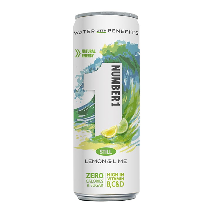 Number1 Vitamin Water Still Lemon & Lime 250ml image 1