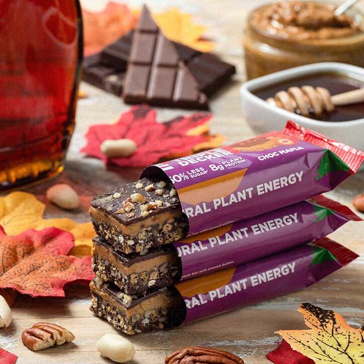 TRIBE Nut Butter Triple Decker Chocolate Maple Bar 40g image 4