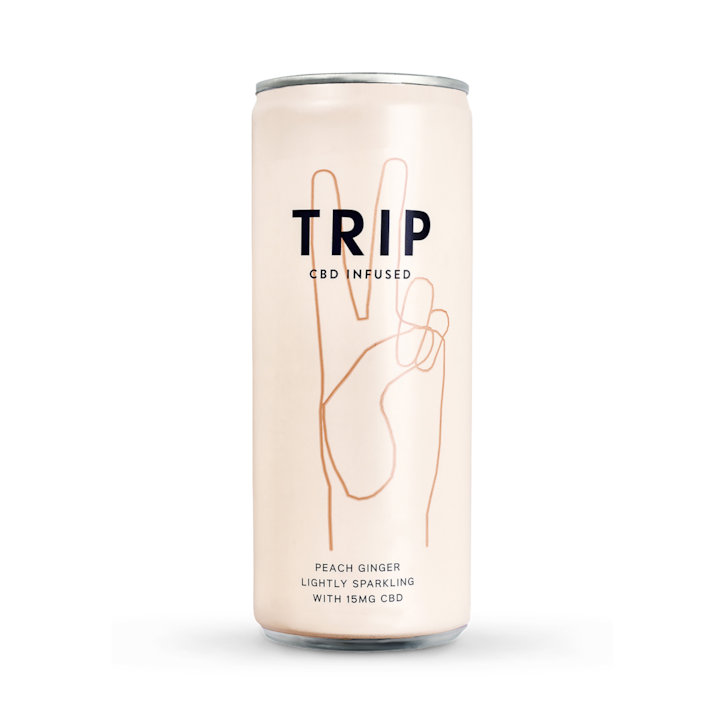 TRIP Peach Ginger CBD Drink 250ml image 1