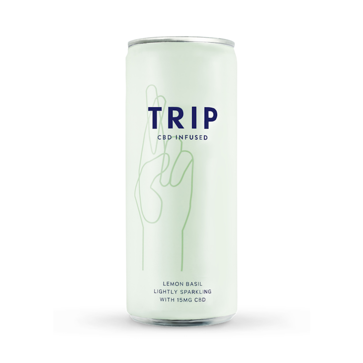 TRIP Lemon Basil CBD Drink 250ml image 1