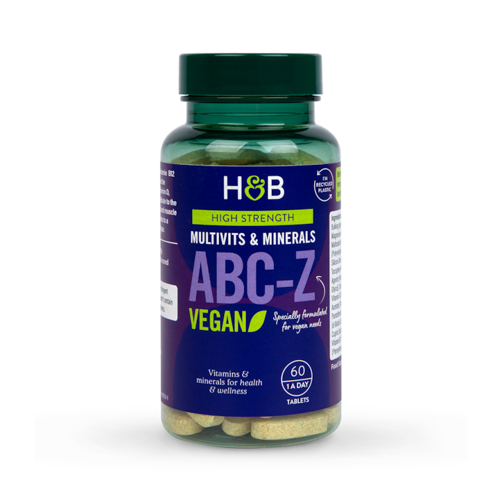 Holland & Barrett High Strength ABC to Z Vegan Multivitamins 60 Tablets image 1