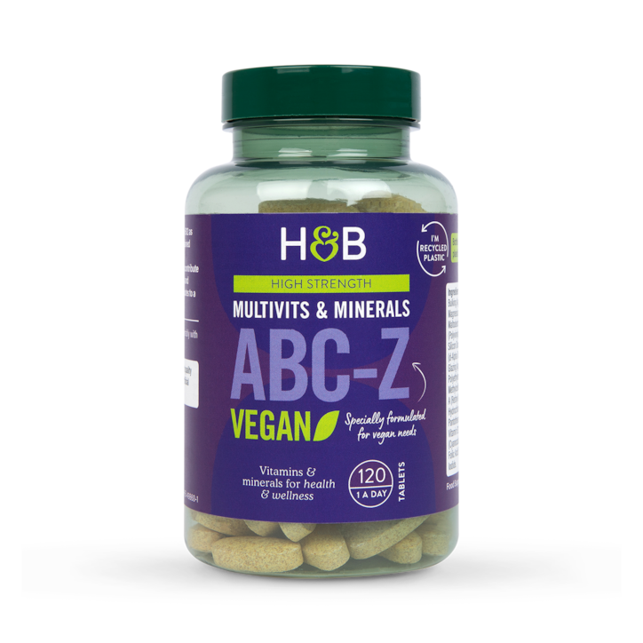 Holland & Barrett High Strength ABC to Z Vegan Multivitamins 120 Tablets image 1