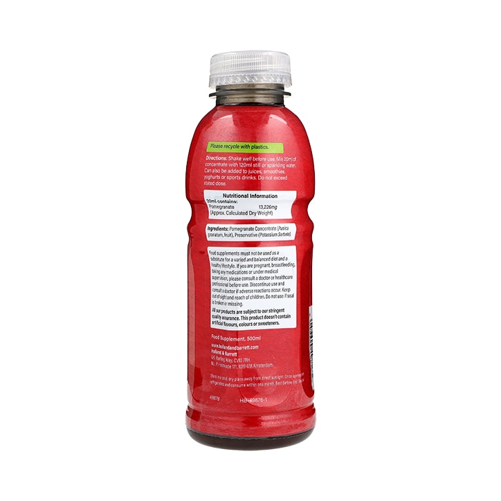 Holland & Barrett Concentrated Pomegranate Juice 500ml image 2