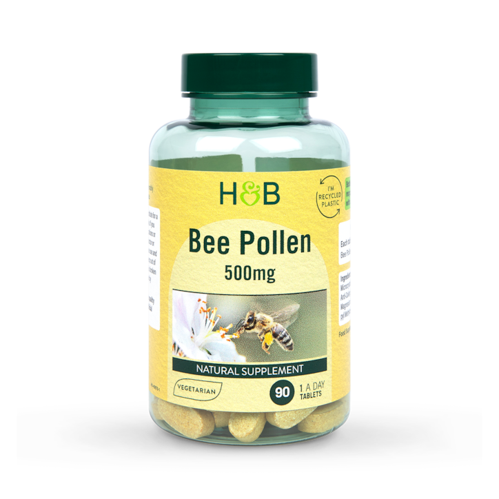 Holland & Barrett Bee Pollen 500mg 90 Tablets image 1