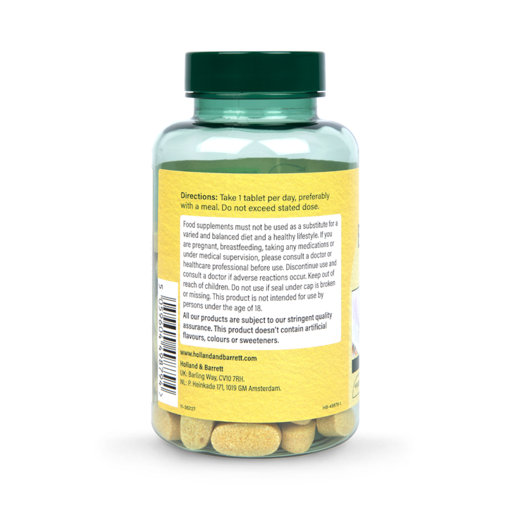 Holland & Barrett Bee Pollen 500mg 90 Tablets image 2