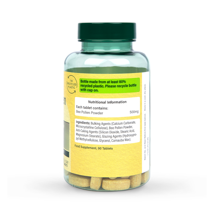 Holland & Barrett Bee Pollen 500mg 90 Tablets image 3