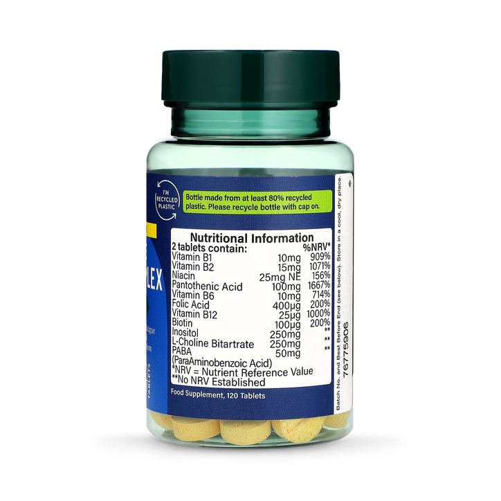 Holland & Barrett High Strength Complete Vit B Complex 120 Tablets image 2