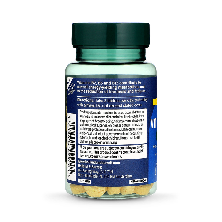 Holland & Barrett High Strength Complete Vit B Complex 120 Tablets image 3