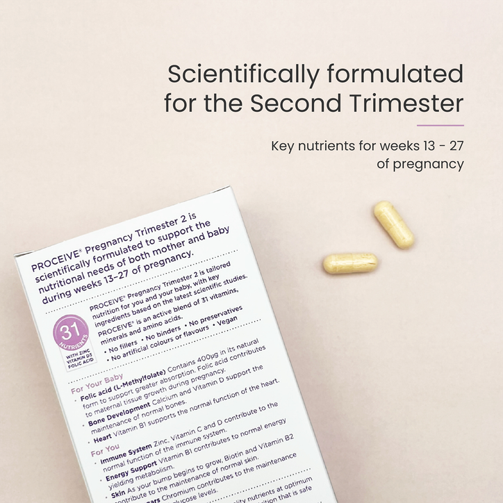 PROCEIVE® Pregnancy Trimester 2 60 Capsules image 2