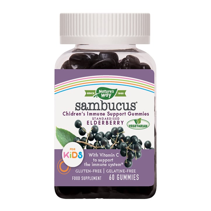 Nature's Way Sambucus Immune Support Kids 60 Berry Flavour Gummies