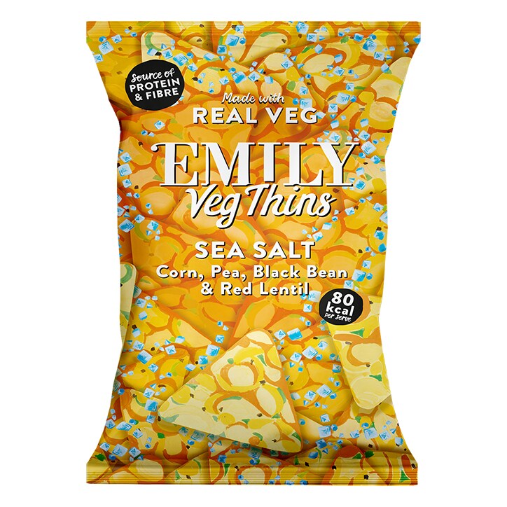 Emily Veg Thins Sea Salt 80g