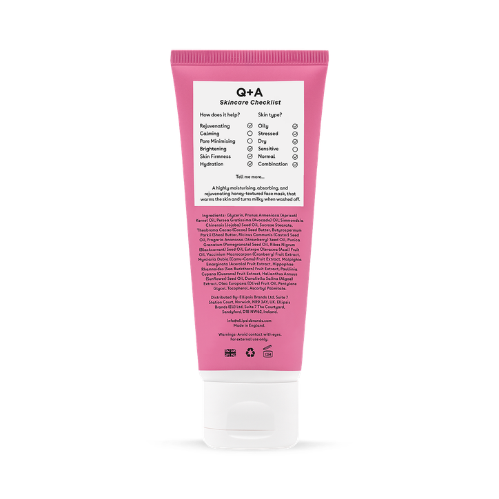 Q+A Vitamin A.C.E Warming Gel Mask 75ml image 2