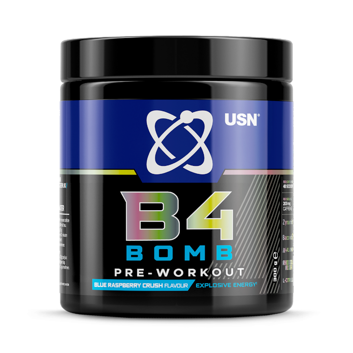 USN B4 Bomb Pre-Workout Blue Raspberry 300g - 300g
