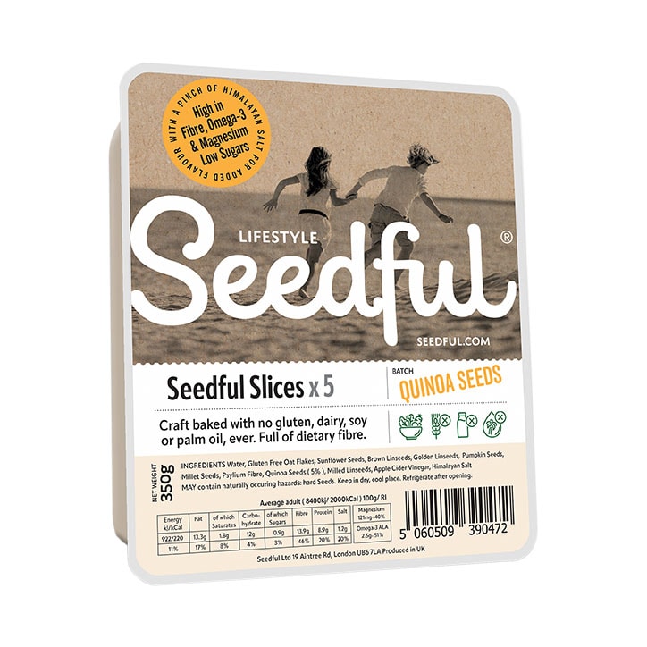 Seedful Gluten Free Quinoa Loaf Slices 350g