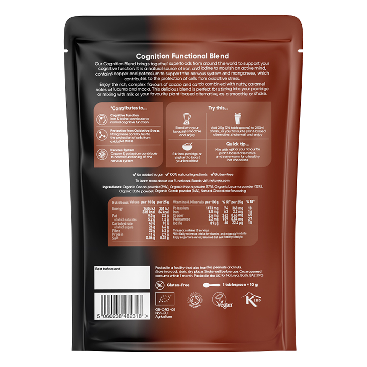 Naturya Organic Functional Blend Cognition 250g image 2
