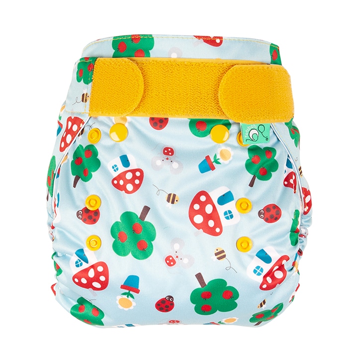 TotsBots Easyfit Star All in One Reusable Nappy - Mushroom Town-1