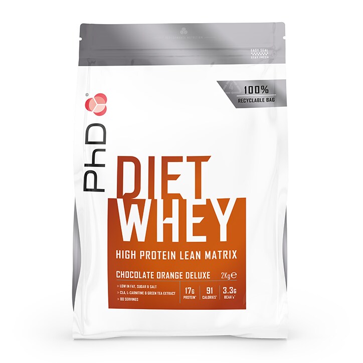 PhD Diet Whey Powder Chocolate Orange 2000g image 1