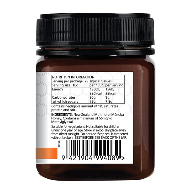 Manuka Lab Multifloral Manuka Honey 55 MGO 250g-3
