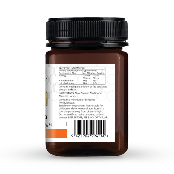 Manuka Lab Multifloral Manuka Honey 55 MGO 500g image 3