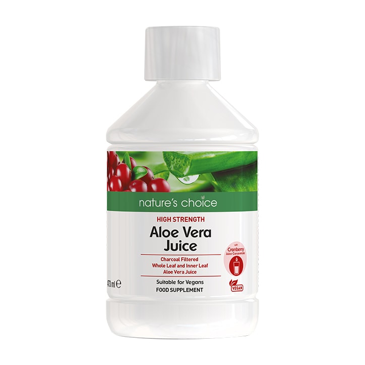 Optima Healthcare Natural Choice Aloe Vera Juice Cranberry 473ml-1