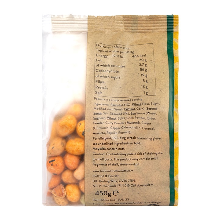 Holland & Barrett Seaweed Peanuts 450g image 2