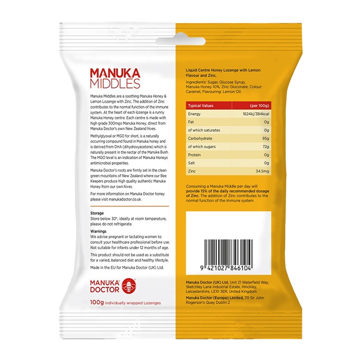 Manuka Doctor Manuka Middles 100g image 2