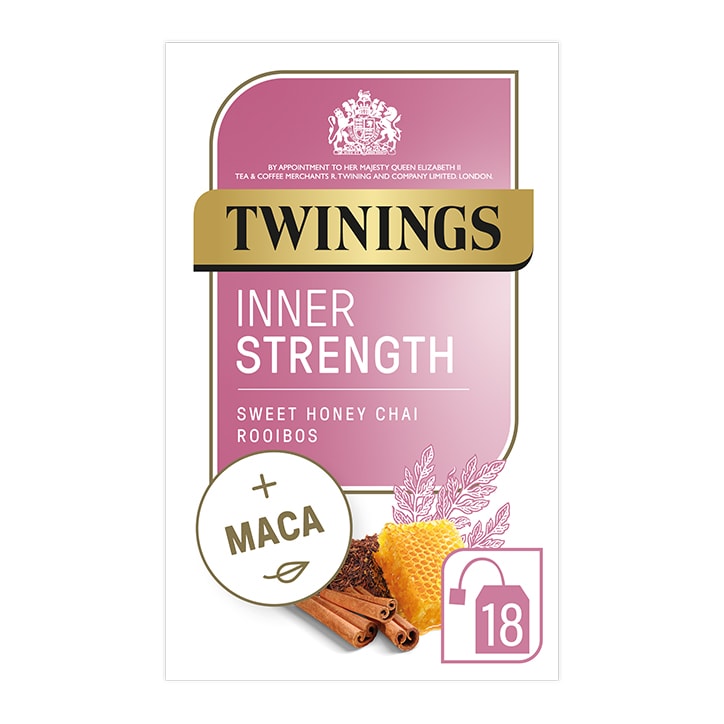 Twinings Adaptogens Inner Strength with Honey, Rooibos & Maca Root 18 Tea Bags