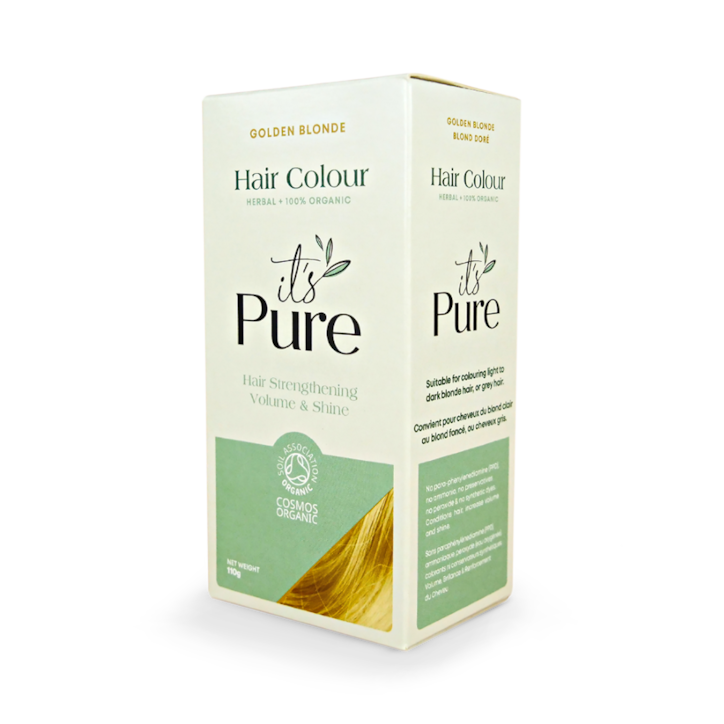 It's Pure Organic Henna Hair Colour Golden Blonde 110g image 1