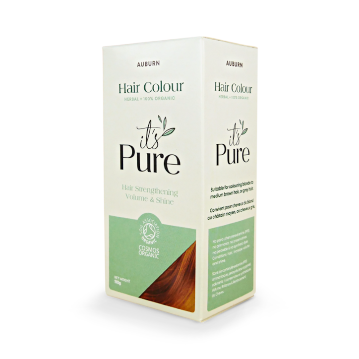 It's Pure Organic Herbal Hair Colour Auburn 110g image 1