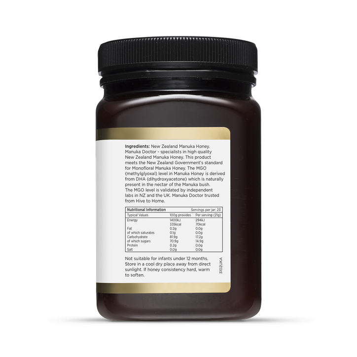 Manuka Doctor Manuka Honey MGO 240 500g image 2