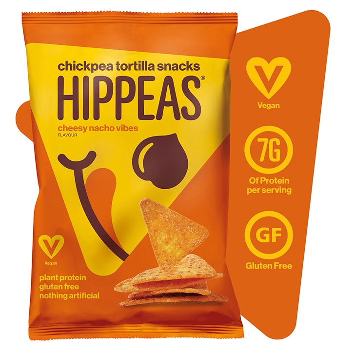 Hippeas Cheesy Nacho Vibes Chickpea Tortilla Snacks 40g image 2
