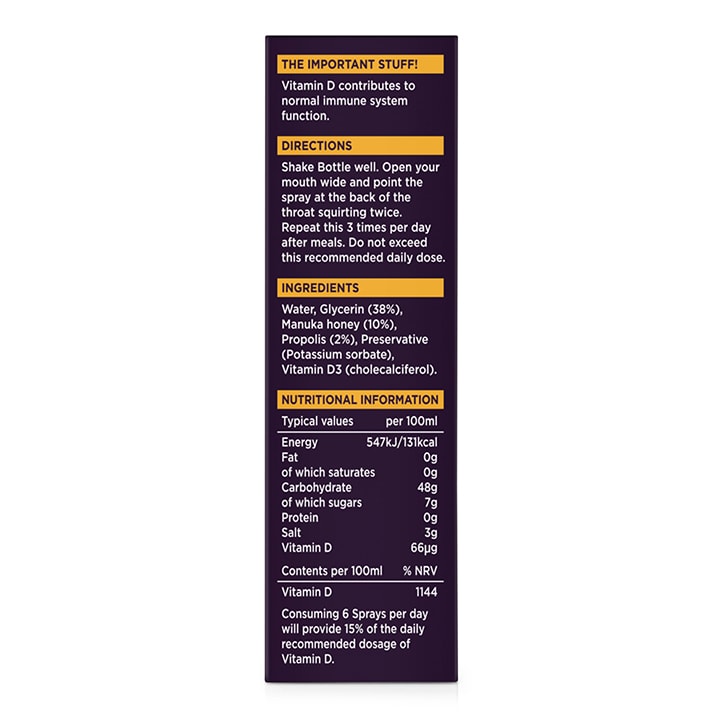 Manuka Doctor Immune Defence Spray 100 M.E.D 20ml image 3