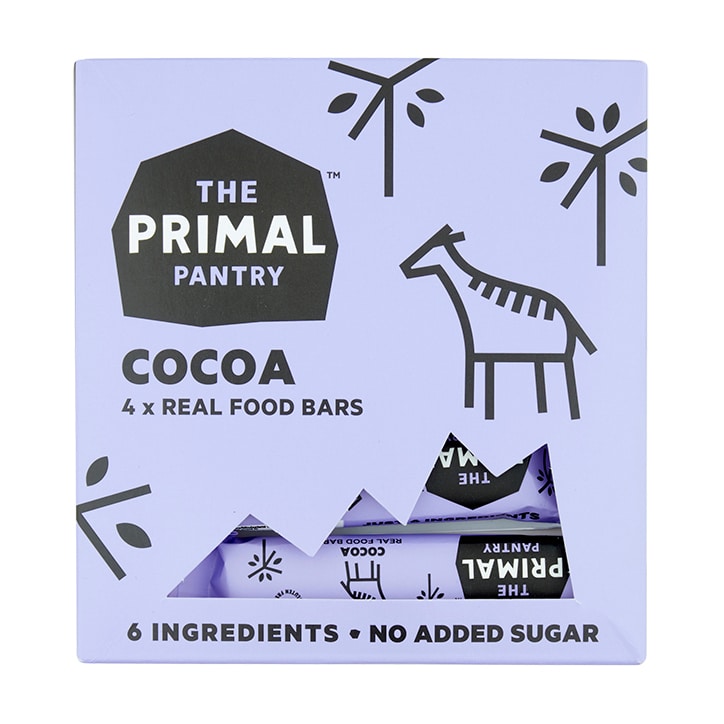 The Primal Pantry Cocoa Brownie Bar Multipack 4 x 30g