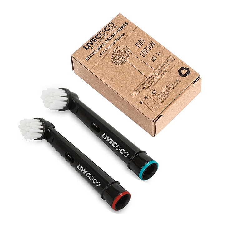 LiveCoco Toothbrush Heads - For Kids