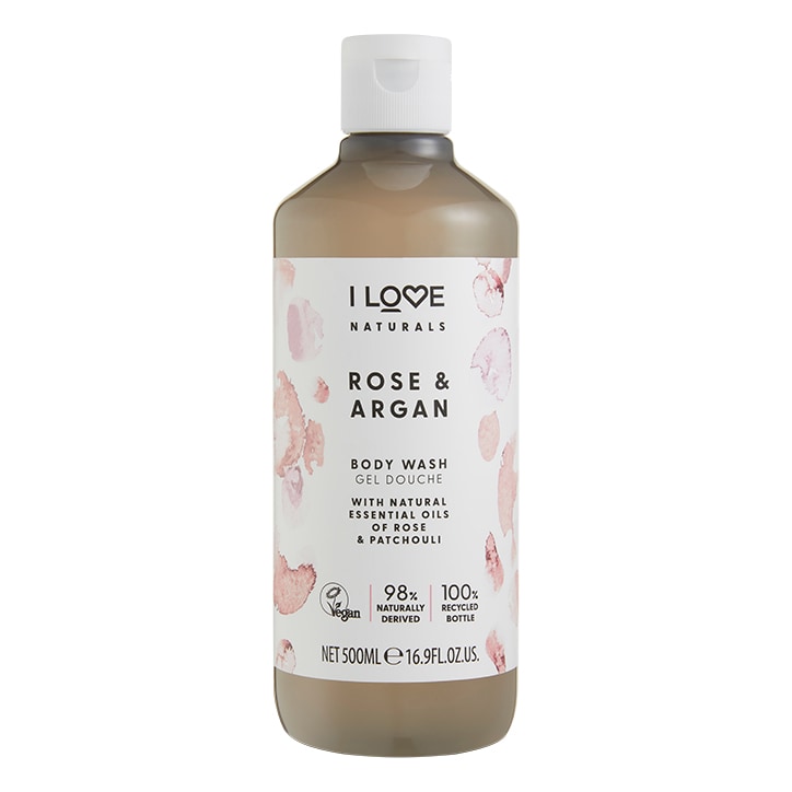 I Love Naturals Rose & Argan Body Wash 500ml