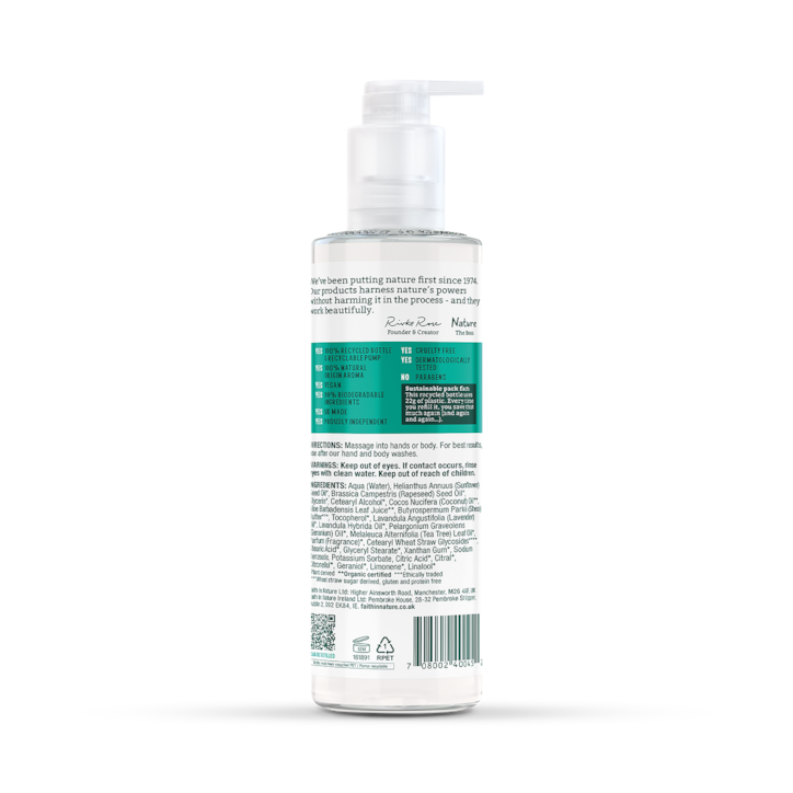 Faith in Nature Lavender & Geranium Hand & Body Lotion 400ml image 2
