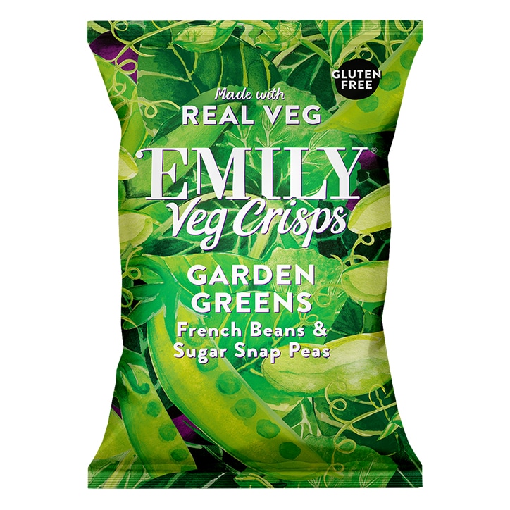Emily Veg Crisps Garden Green 80g image 1