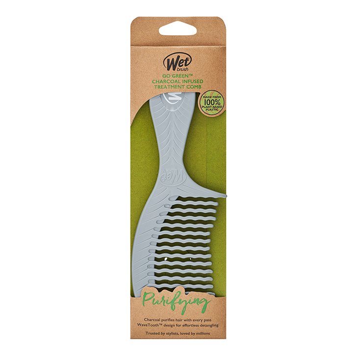 WetBrush Go Green Detangling Comb - Charcoal image 3