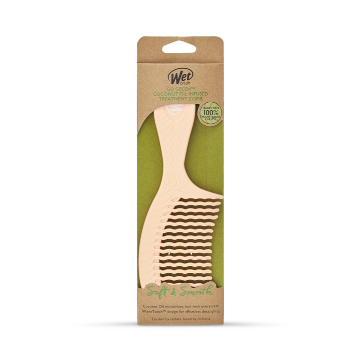 WetBrush Go Green Detangling Comb - Coconut Oil image 3