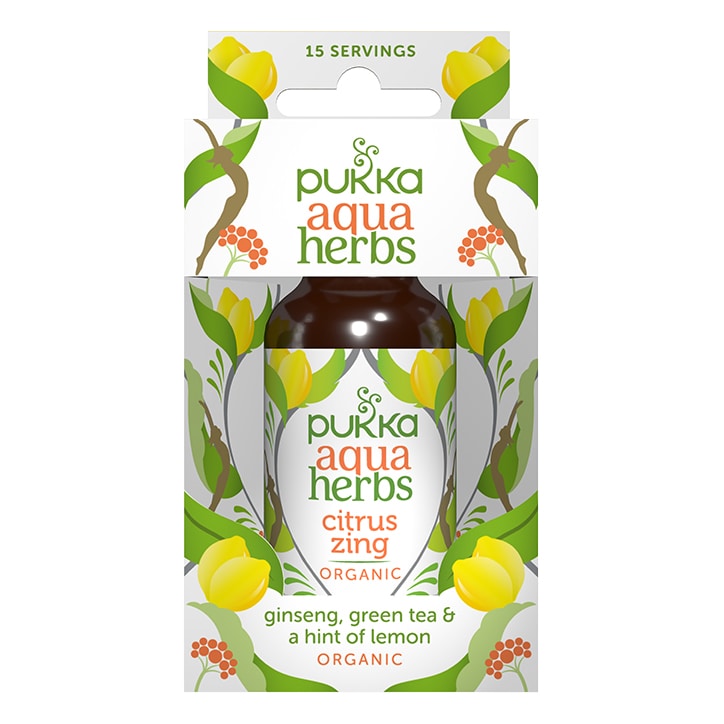 Pukka Citrus Zing Aqua Herbs Organic 30ml