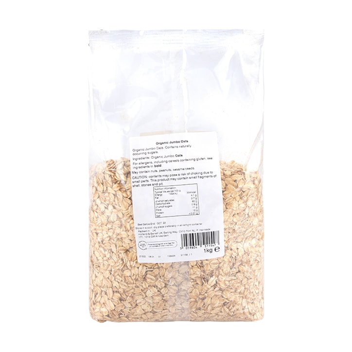 Holland & Barrett Organic Jumbo Oats 1kg image 2