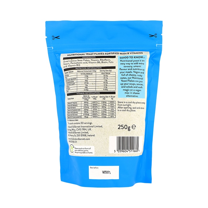 Holland & Barrett Nutritional Yeast Flakes 250g image 2